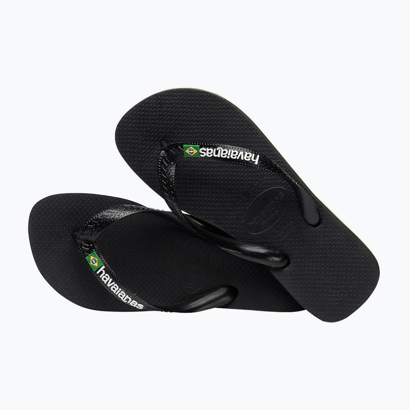 Havaianas Brasil Logo flip flop negru H4110850 11