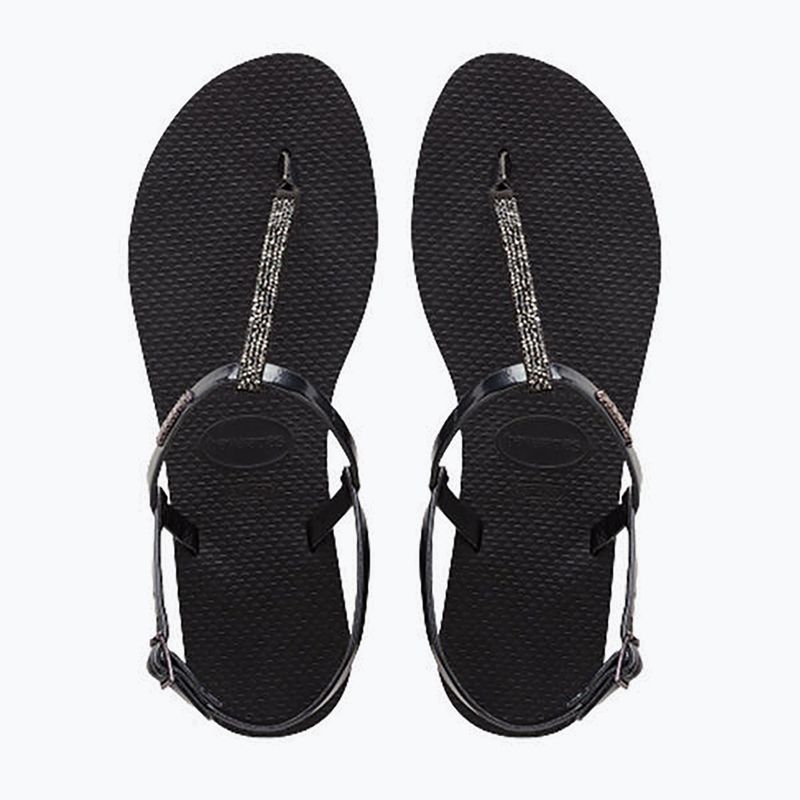 Havaianas You Riviera sandale de cristal negru 12