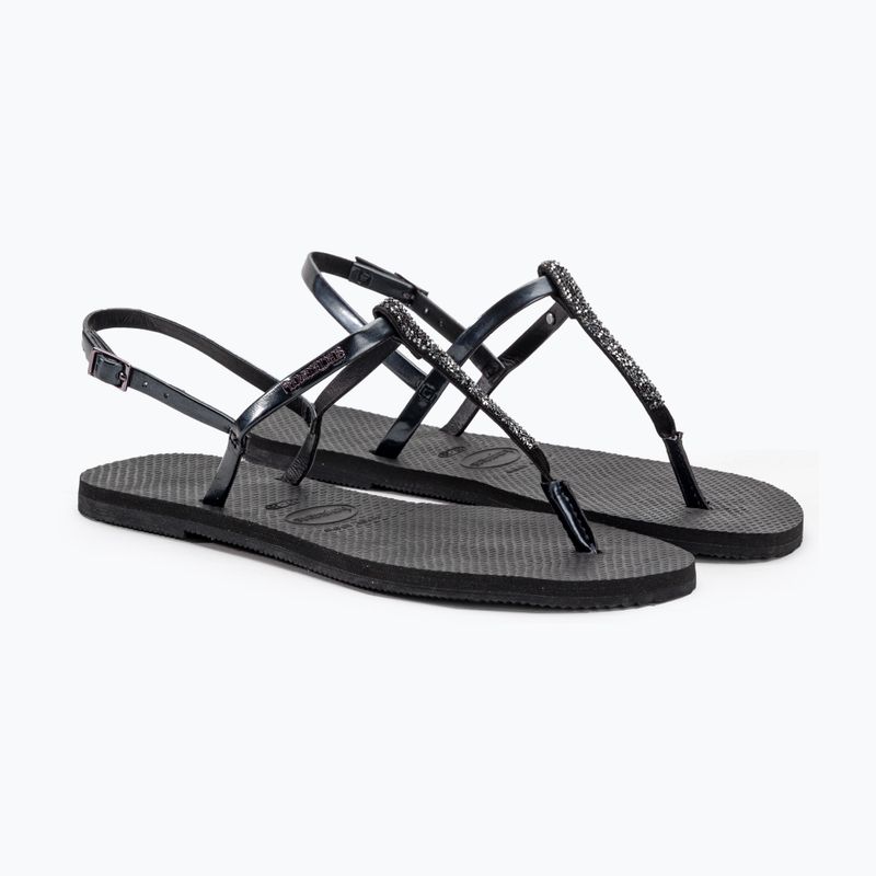 Havaianas You Riviera sandale de cristal negru 4
