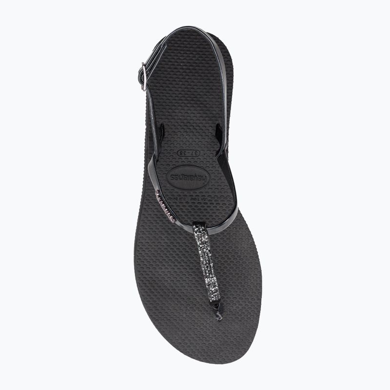 Havaianas You Riviera sandale de cristal negru 6
