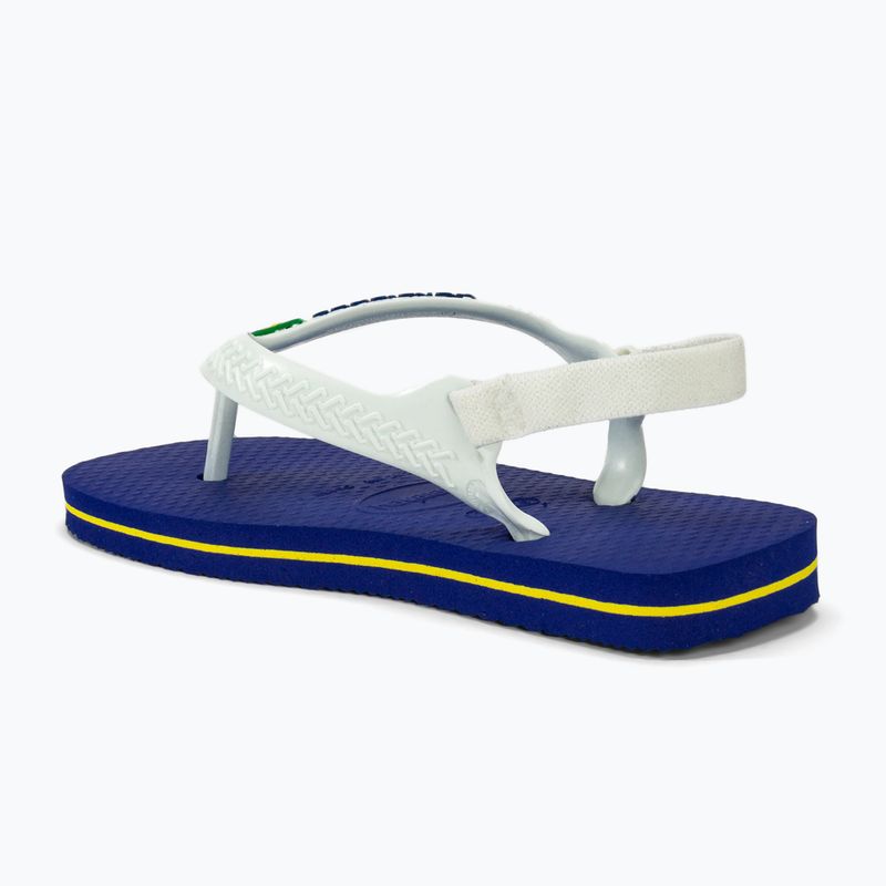 Sandale pentru copii Havaianas Baby Brasil Logo II marine blue 3