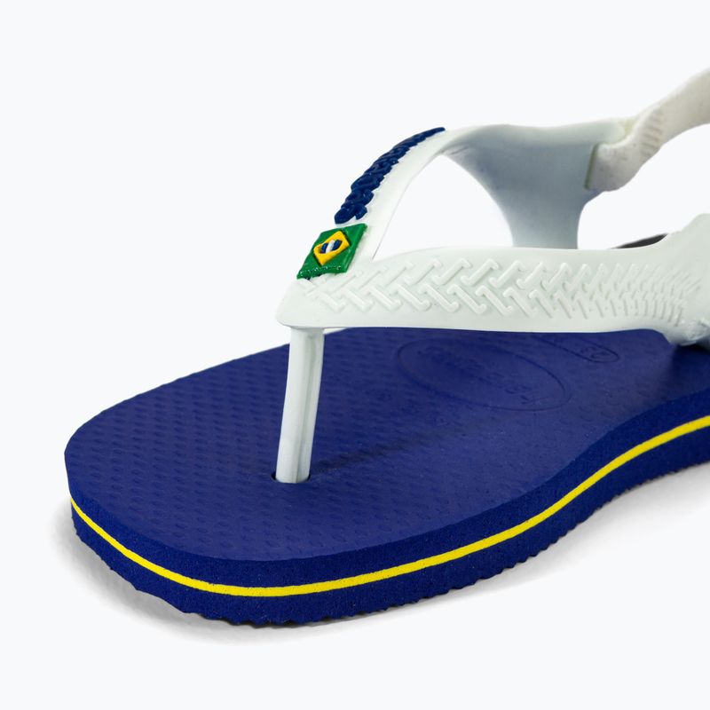 Sandale pentru copii Havaianas Baby Brasil Logo II marine blue 8