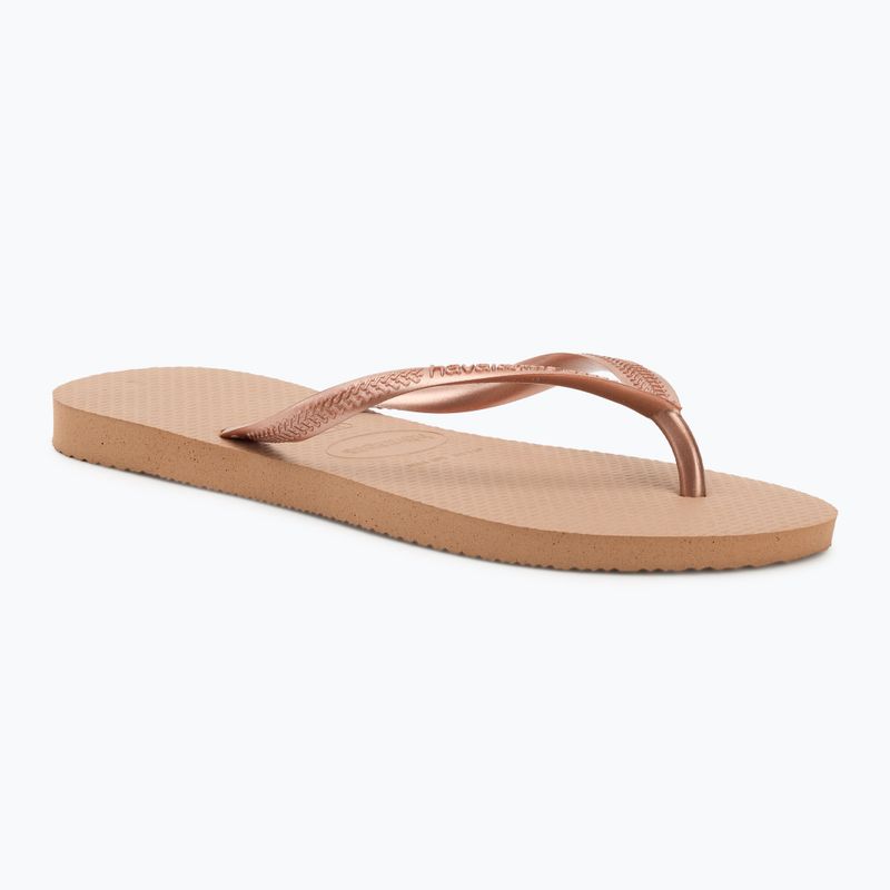 Papuci pentru femei Havaianas Slim rose gold