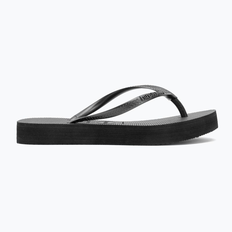 Papuci pentru femei Havaianas Slim Platform black 2