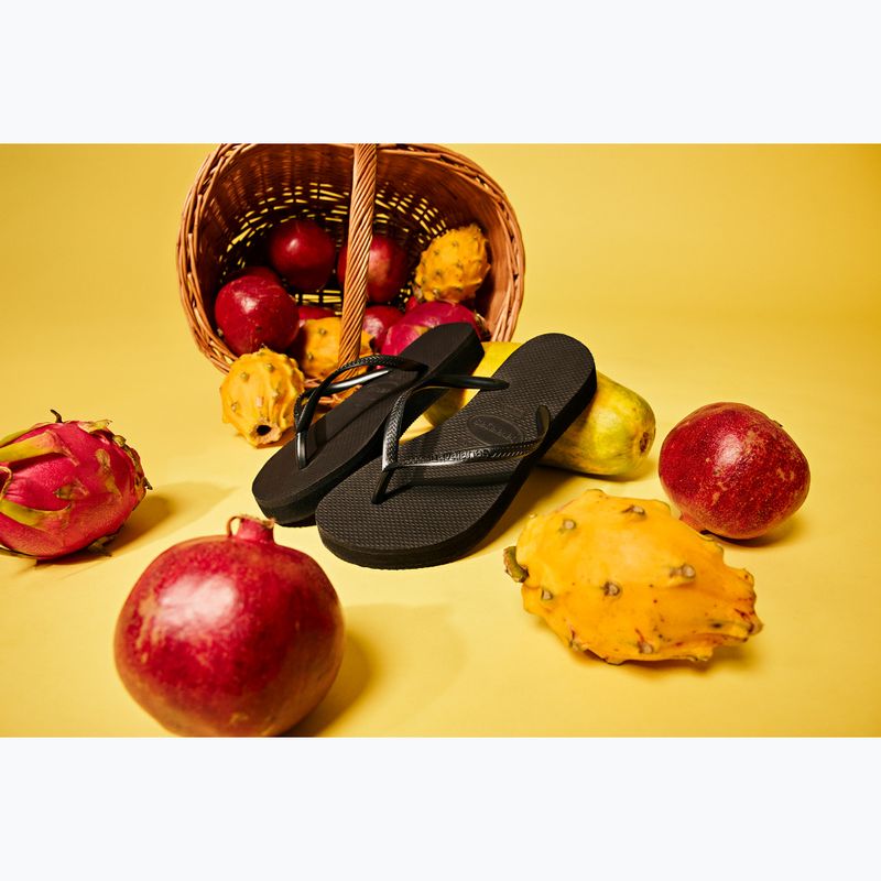 Papuci pentru femei  Havaianas Slim Platform black 7