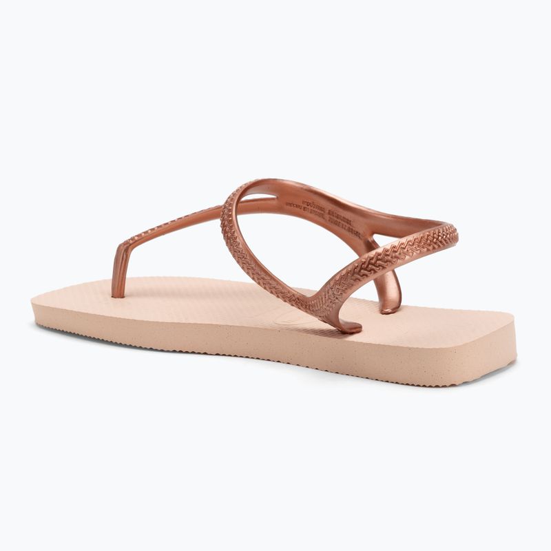 Sandale pentru femei Havaianas Flash Urban ballet rose / golden blush 3