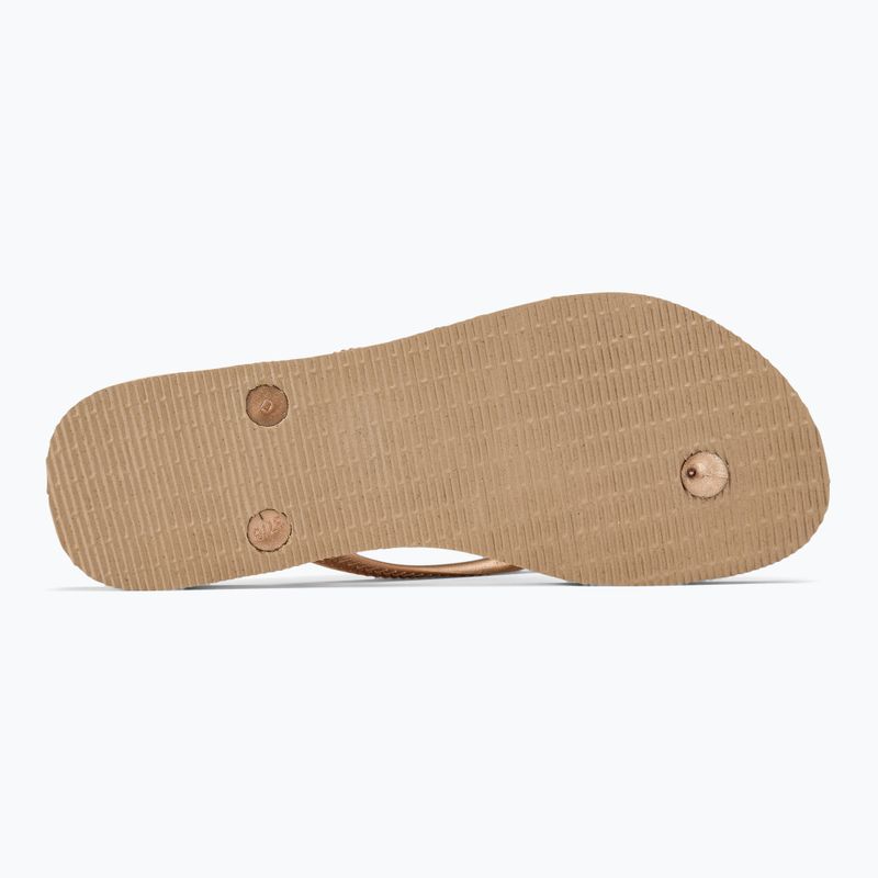 Șlapi pentru femei Havaianas Slim Crystal Sw II rode gold 4