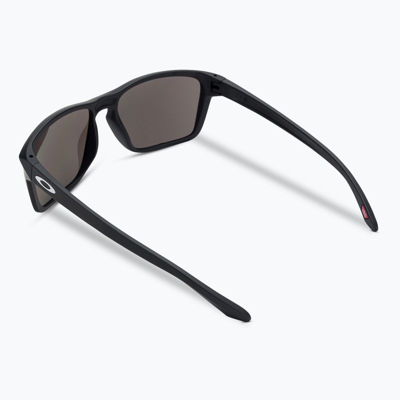 Ochelari de soare polarizați Oakley Sylas negru mat/negru închis/ negru închis 2