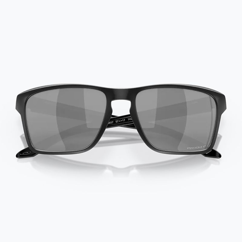 Ochelari de soare polarizați Oakley Sylas negru mat/negru închis/ negru închis 10