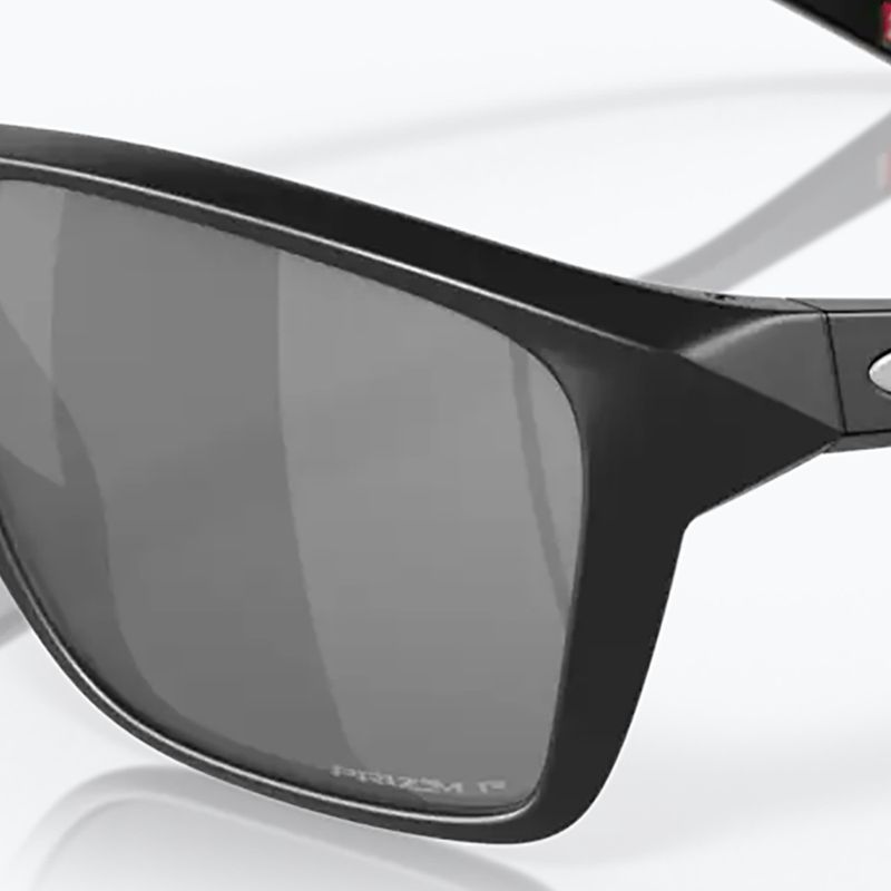 Ochelari de soare polarizați Oakley Sylas negru mat/negru închis/ negru închis 11