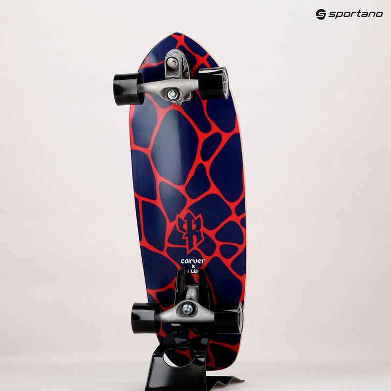 Skateboard surfskate Carver C7 Raw 31" Kai Lava 2022 Complete roșu-movă C1013011142 18