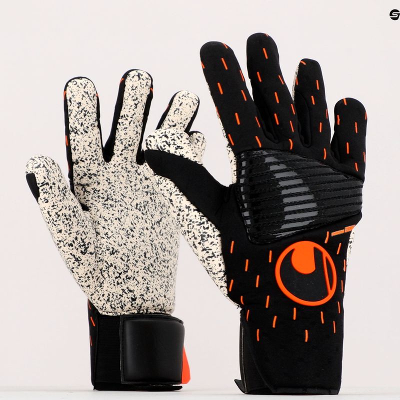 Mănuși de portar Uhlsport Speed Contact Supergrip+ Reflex negru-albe 101125901 9