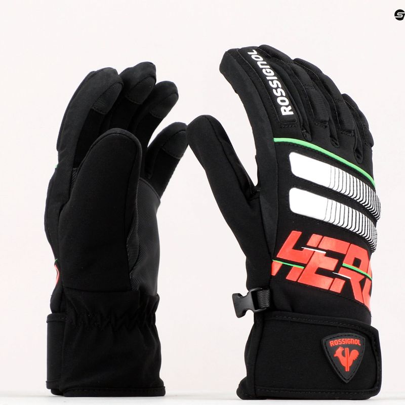 Mănuși de schi pentru copii Rossignol Hero Impr G black 10