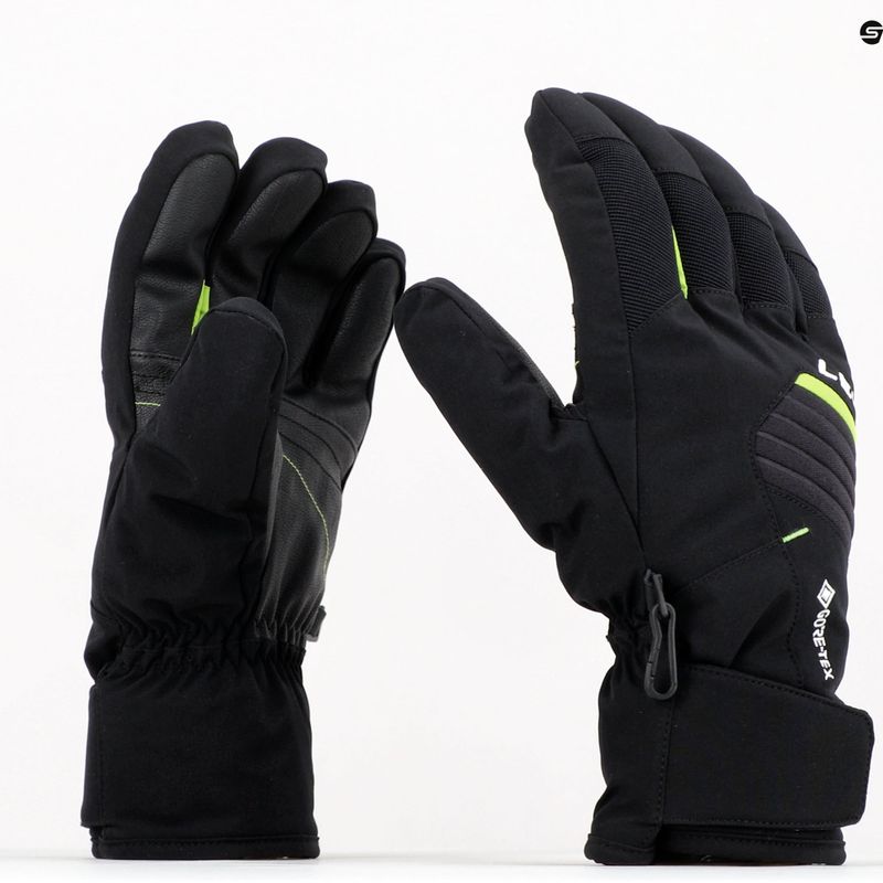 LEKI Spox GTX mănușă de schi negru-verde 65080830303080 10