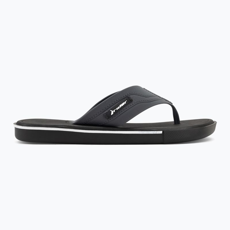 Papuci pentru bărbați RIDER Spin Thong Ad black/grey/black 2