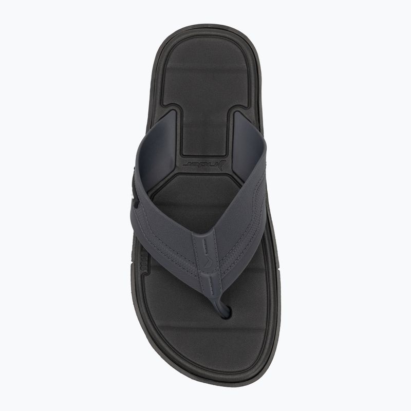 Papuci pentru bărbați RIDER Spin Thong Ad black/grey/black 5