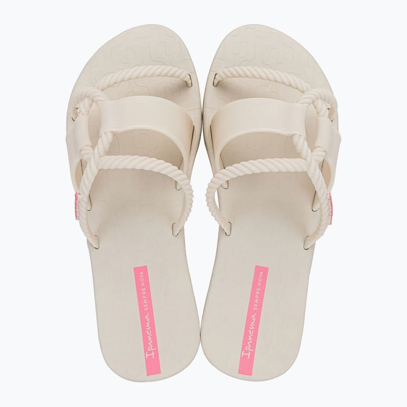 Papuci pentru femei Ipanema Diversa Slide off white/pink 2
