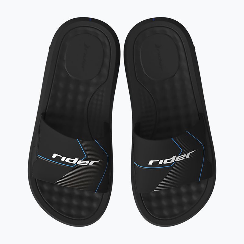 Papuci pentru copii RIDER Step Slide Kid black/grey/white 2