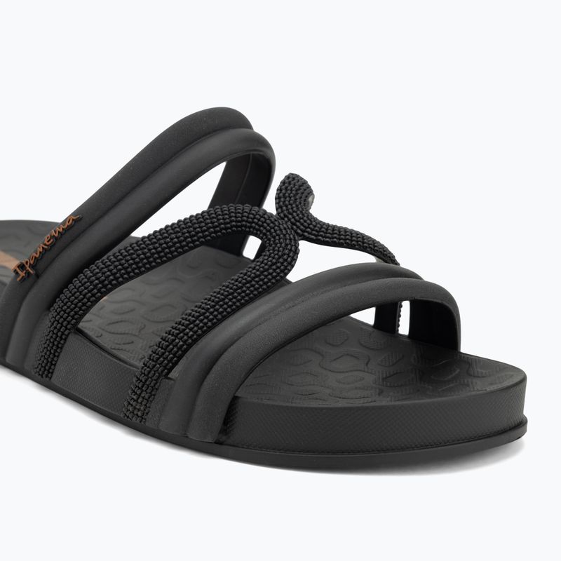 Papuci pentru femei Ipanema Walk Slide black/black/brown 7