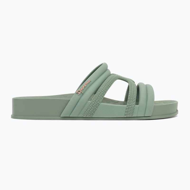 Papuci pentru femei Ipanema Walk Slide green/green/pink 2