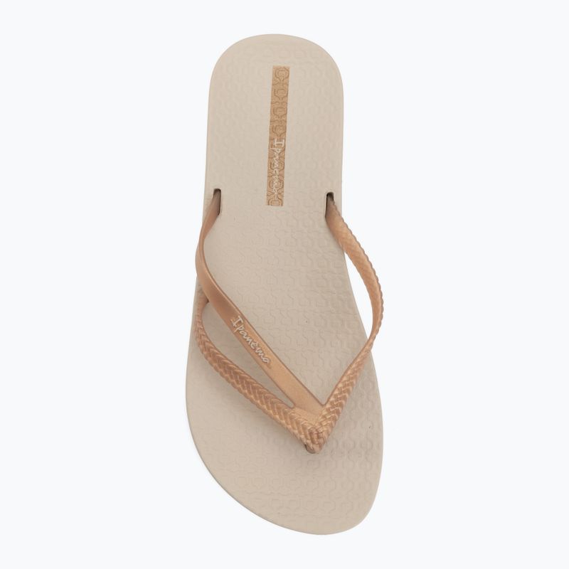 Șlapi pentru femei Ipanema Bossa Soft V beige/gold 5