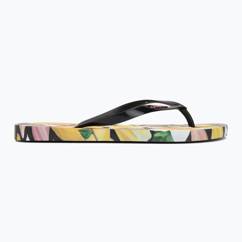 Șlapi pentru femei Ipanema Arte black/yellow/pink 2