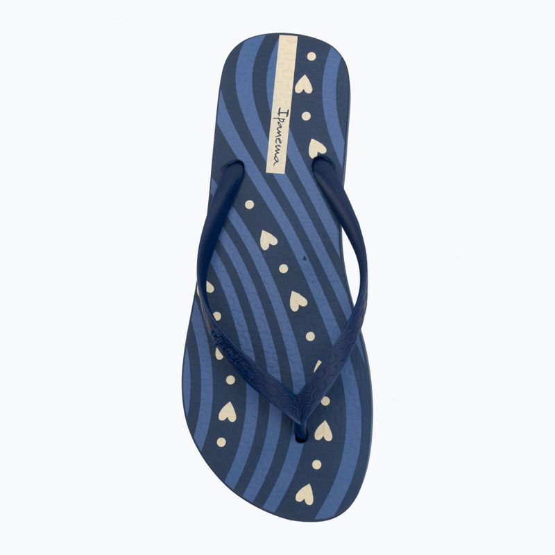 Șlapi pentru femei Ipanema Classica Happy XVIII blue/blue/beige 5
