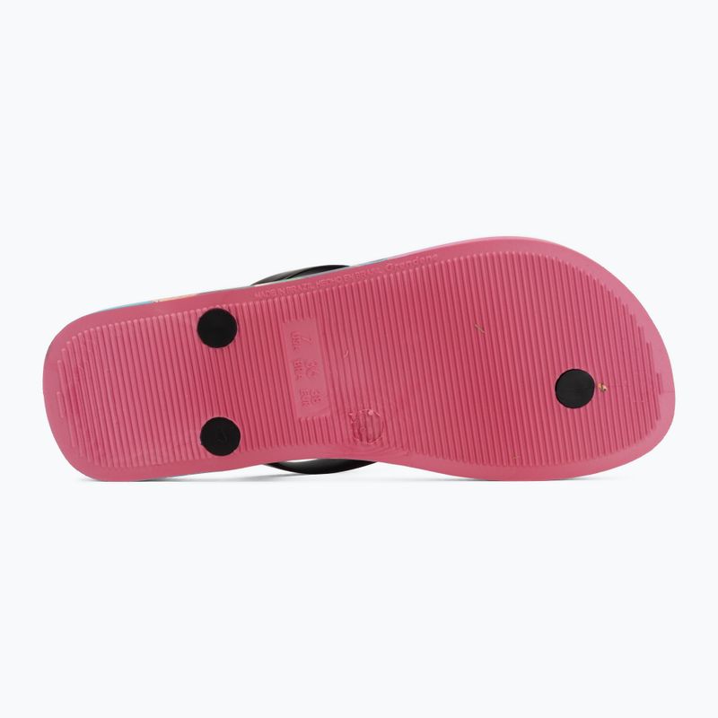 Șlapi pentru femei Ipanema Graffiti V pink/black/blue 4