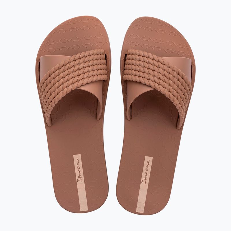 Papuci pentru femei Ipanema Street II brown/brown/beige 2