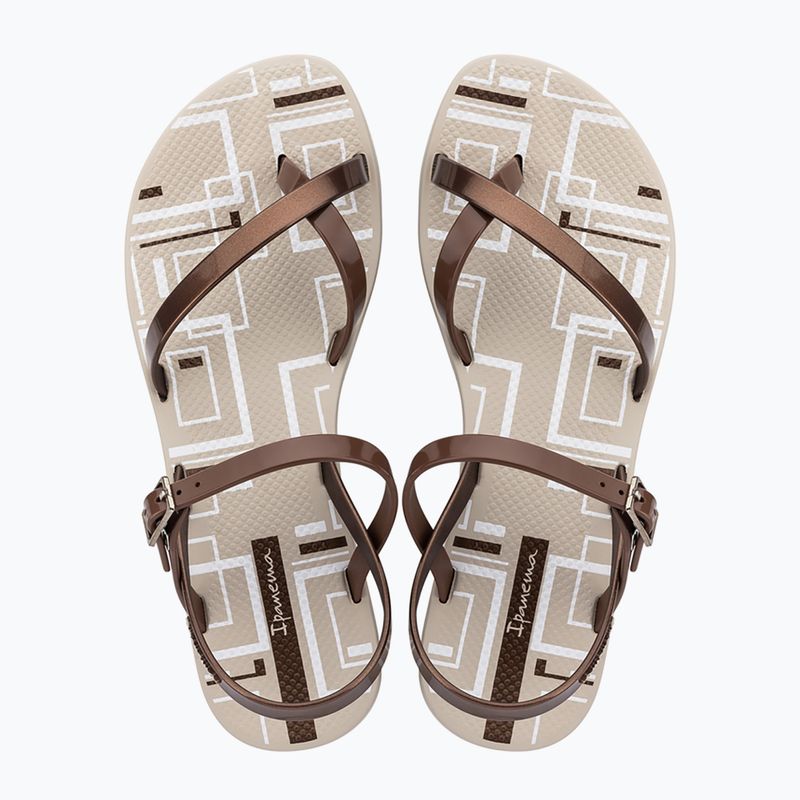 Sandale pentru femei Ipanema Fashion Sand VIII Beige/Metallic Pink 3