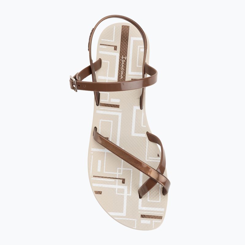 Sandale pentru femei Ipanema Fashion Sand VIII Beige/Metallic Pink 5