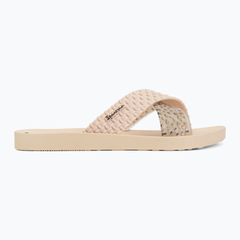 Papuci pentru femei Ipanema Sense Slide beige/beige/black 2