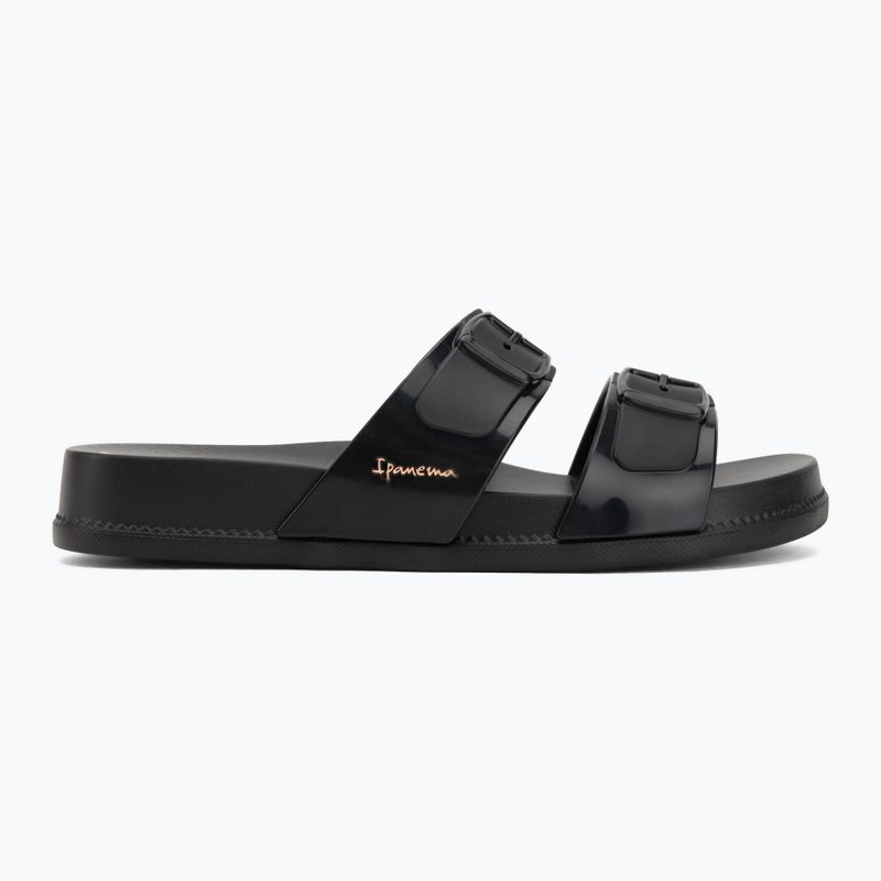 Papuci pentru femei Ipanema Leme Slide black/beige 2