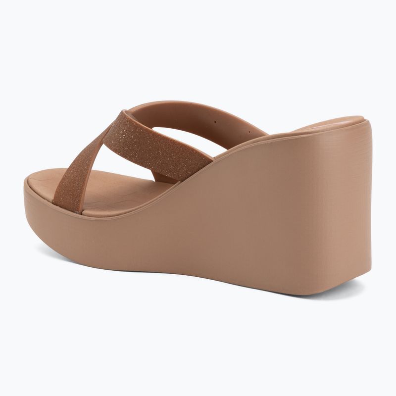 Papuci pentru femei Ipanema High Fashion II Slide brown/glitter/pink 3