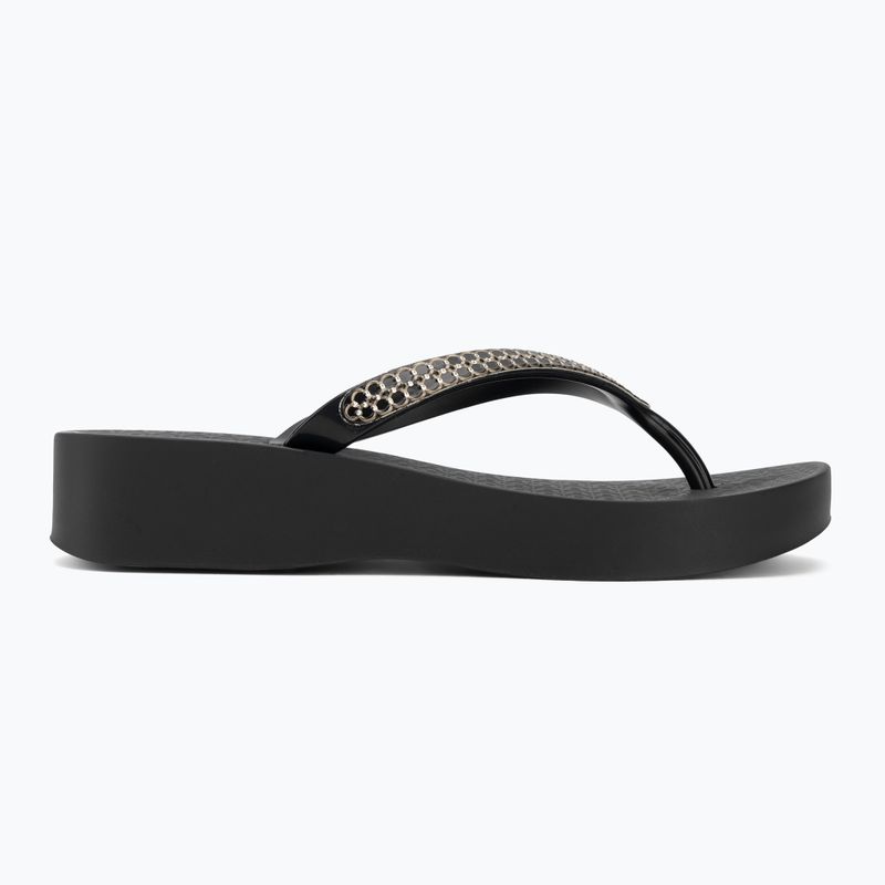 Șlapi pentru femei Ipanema Mesh XI Plat black/black/gold 2