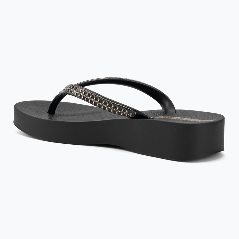 Șlapi pentru femei Ipanema Mesh XI Plat black/black/gold 3