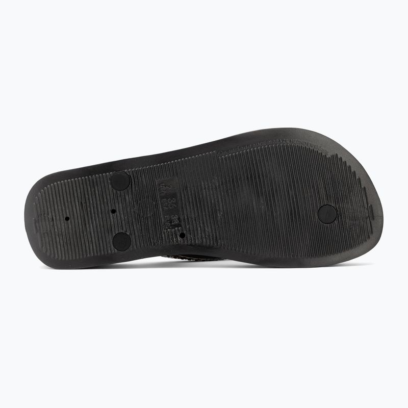 Șlapi pentru femei Ipanema Mesh XI Plat black/black/gold 4