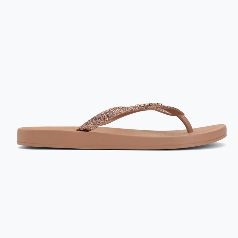 Șlapi pentru femei Ipanema Anatomica Lolita brown/glitter brown 2