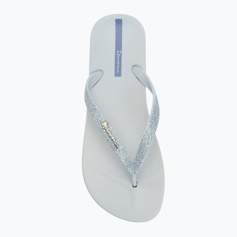 Șlapi pentru femei Ipanema Anatomica Lolita light blue/glitter blue 5