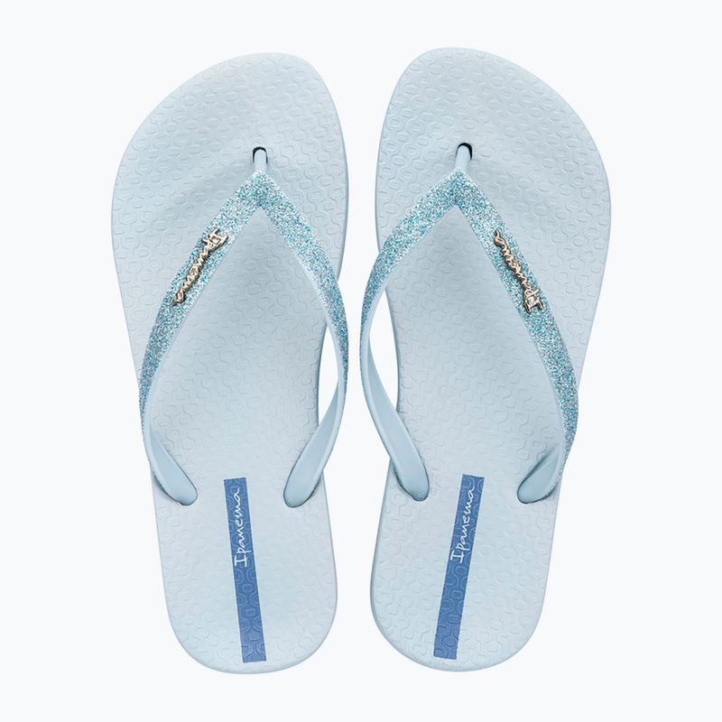 Șlapi pentru femei Ipanema Anatomica Lolita light blue/glitter blue 2