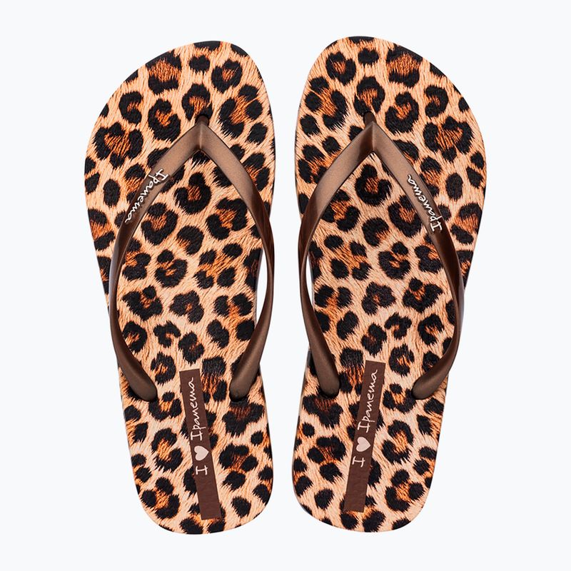 Șlapi pentru femei Ipanema Animal Print beige/bronze/bronze 2