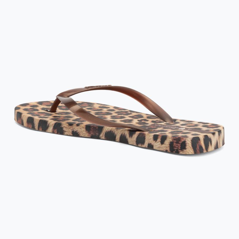 Șlapi pentru femei Ipanema Animal Print beige/bronze/bronze 3