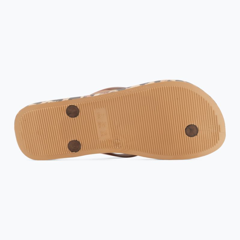 Șlapi pentru femei Ipanema Animal Print beige/bronze/bronze 4