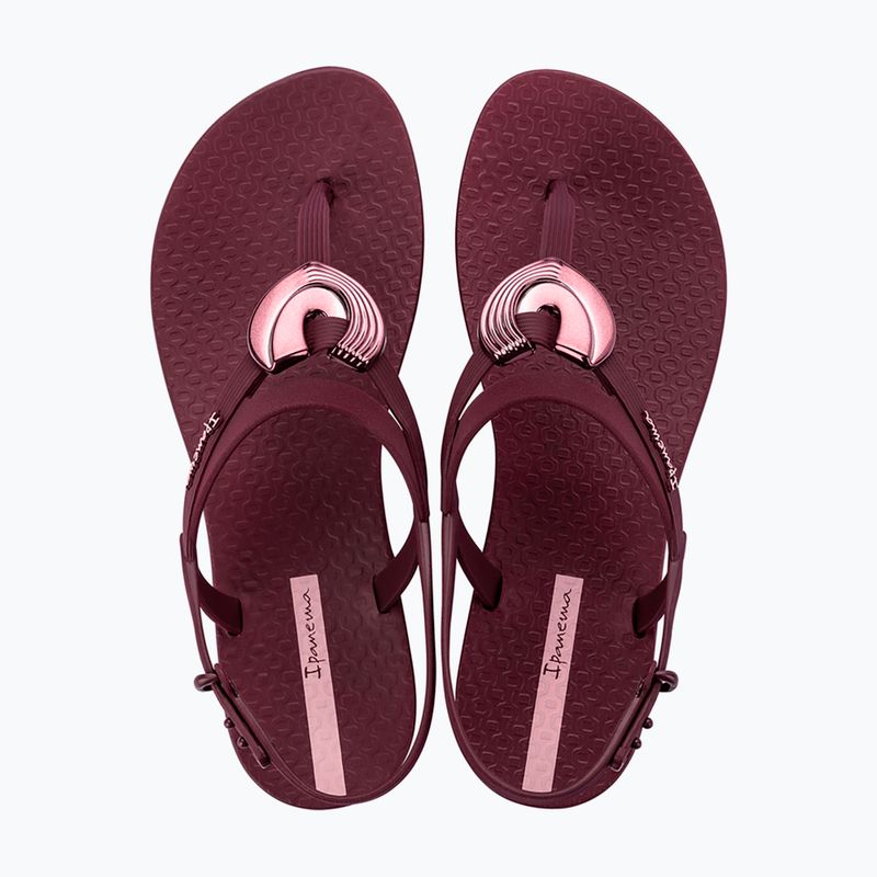 Sandale pentru femei Ipanema Classic Dreamy burgundy/burgundy/metallic 2