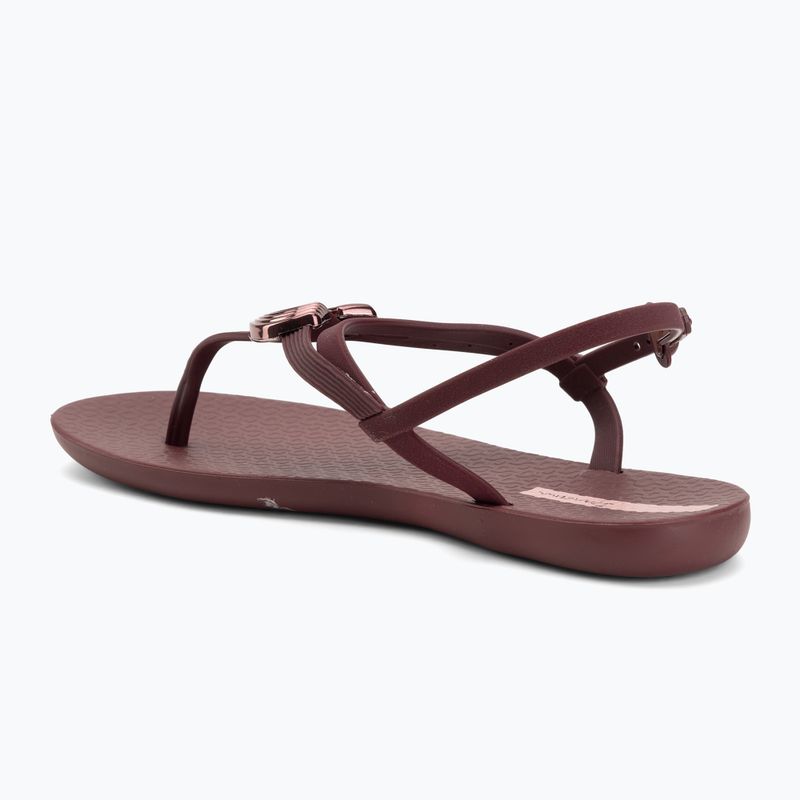 Sandale pentru femei Ipanema Classic Dreamy burgundy/burgundy/metallic 3