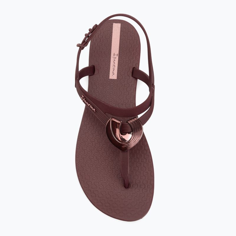 Sandale pentru femei Ipanema Classic Dreamy burgundy/burgundy/metallic 5