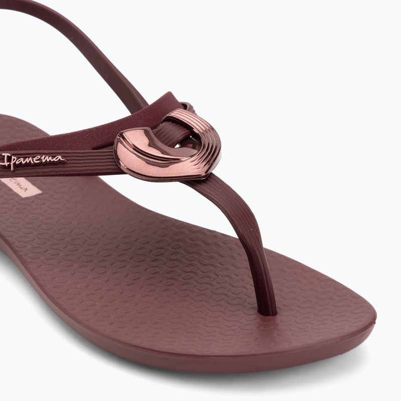 Sandale pentru femei Ipanema Classic Dreamy burgundy/burgundy/metallic 7