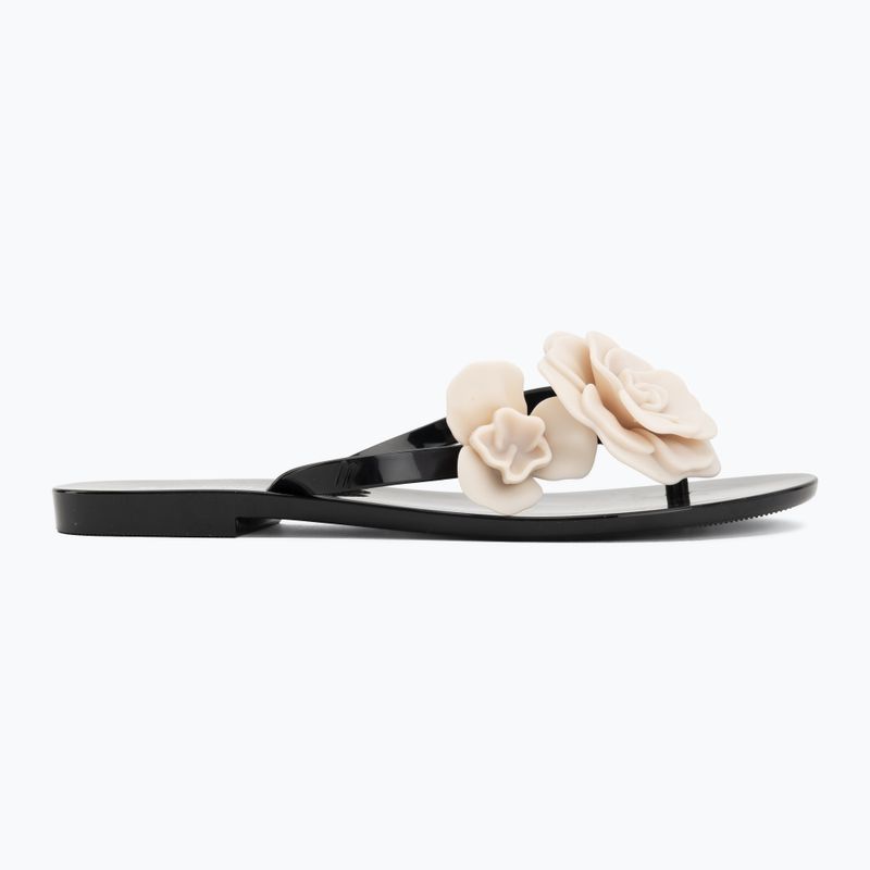 Șlapi pentru femei Melissa Harmonic Petals Ad black/beige 2