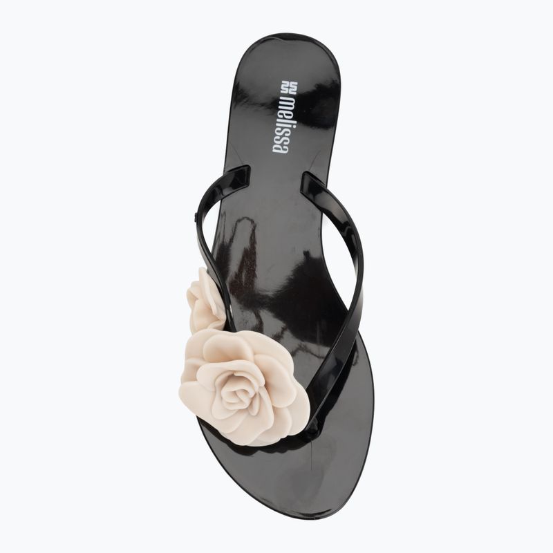 Șlapi pentru femei Melissa Harmonic Petals Ad black/beige 5
