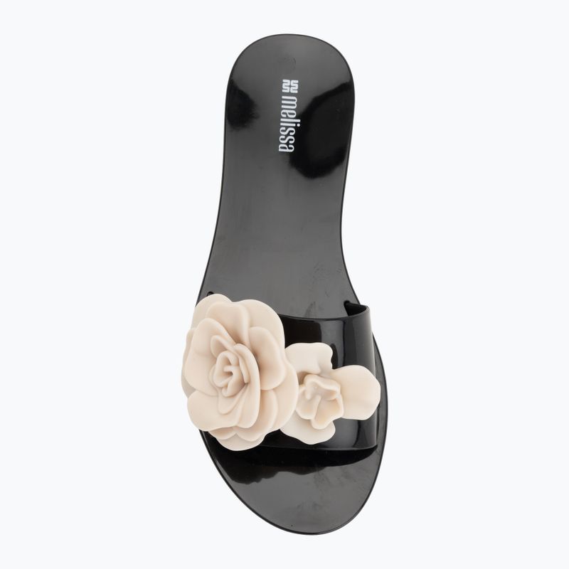 Șlapi pentru femei Melissa Babe Petals Ad black/beige 5